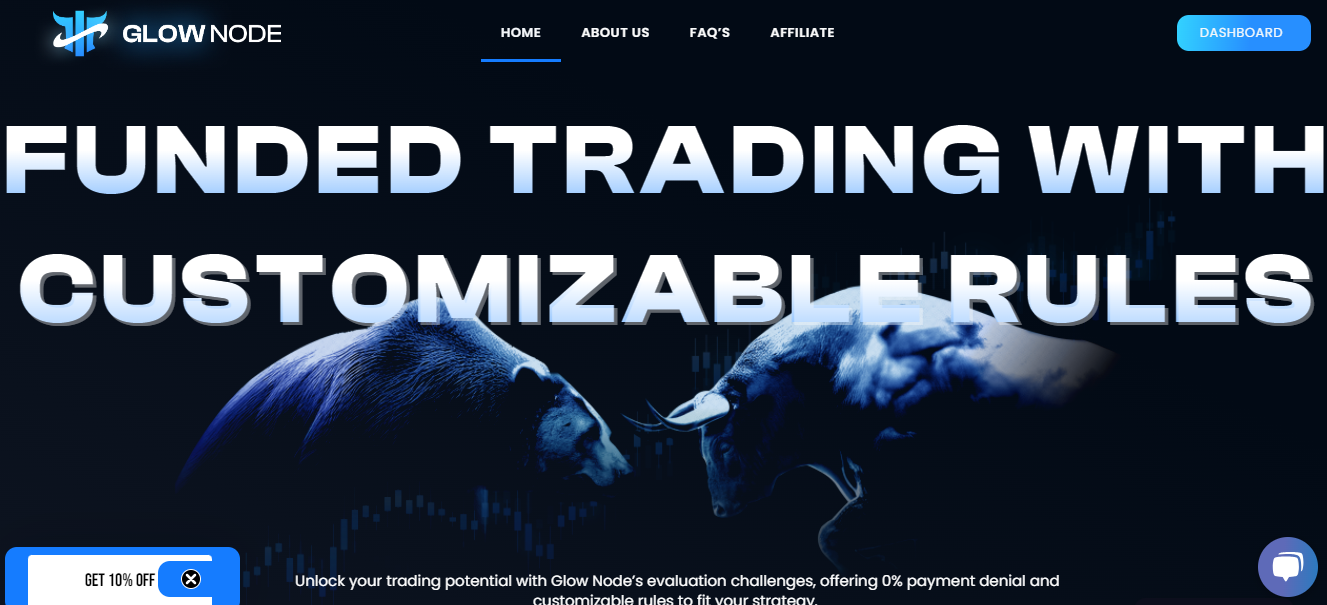 glow node forex prop firm